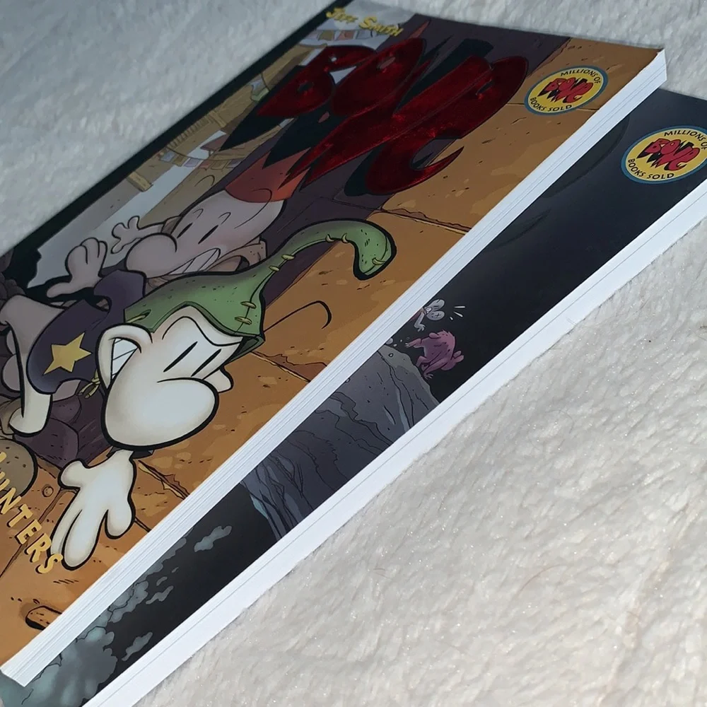 2 NEW books BONE by Jeff Smith Treasure Hunters & Ghost Circles